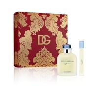 Light Blue by Dolce and Gabbana for Men - 2 Pc Gift Set 4.2oz EDT Spray, 0.33oz EDT Spray