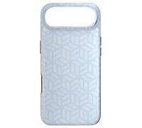 Light Blue Cubes Geometric Optical Illusion Tranquil Pattern Coque pour iPhone Air