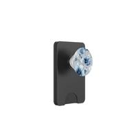 Light Blue Flower Lover Cute Girly Navy Floral Nature PopSockets PopWallet pour MagSafe