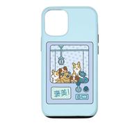 Light Blue Kawaii Dogs Claw Machine for Girls Coque pour iPhone 12/12 Pro