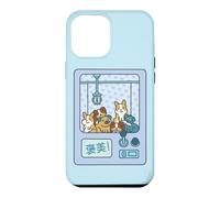 Light Blue Kawaii Dogs Claw Machine for Girls Coque pour iPhone 12 Pro Max