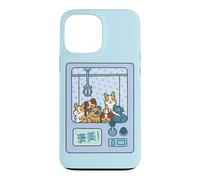 Light Blue Kawaii Dogs Claw Machine for Girls Coque pour iPhone 13 Pro Max