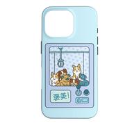 Light Blue Kawaii Dogs Claw Machine for Girls Coque pour iPhone 16 Pro