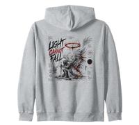 Light Cannot Fall Armure de Guerrier Ange chrétien Sweat à Capuche