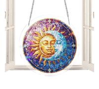 Light Catcher - Acrylique Colorful Ornament | Jigsaw Puzzle Aesthetic Rainbow Maker | 18,8 x 18,8 x 0,6 cm 272 g - For Mothers Day Birthday Housewarming Home Indoor Outdoor