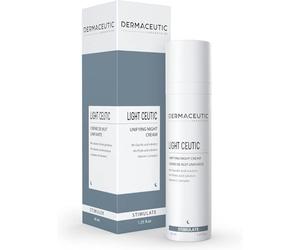 Light Ceutic de Dermaceutic - Crème de nuit unifiante contenant de l'Acide Glycolique en solution, de l'Acide Phytique en solution et un Complexe de Vitamine C - 40ml