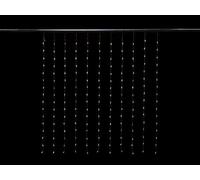 Light Creations Cascade Light LED - 1.5 x 1.7 m - 176 LED - blanc - câble transparent - modulateur