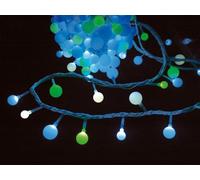 Light Creations Decolight LED - 6 m - 90 boules - multicolore - câble transparent - modulateur - 24
