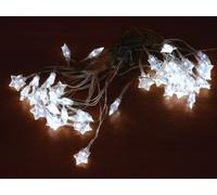 Light Creations Novastarlight LED - 10 m - 40 étoiles - blanc - câble transparent - 24 V