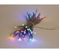 Light Creations Showlight - 5 m - 40 LEDs - multicolore - câble transparent -