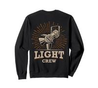 Light Crew Éclairage de théâtre pour Technicien Sweatshirt