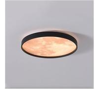Light de Plafond Circulaire Simple Moderne - LAMPRE DE Pain Place DE PLAFIC LED Compatible avec LA Salle. - Lampe de Plafond de Lune, Pendentif au Plafond à LED Made in China
