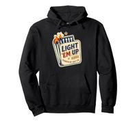Light Em Up Fourth of Patriotic Juillet Vintage Matchbook USA Sweat à Capuche