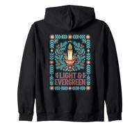 Light & Evergreen Decor Bougie Ambiance Vacances Cheer Sweat à Capuche