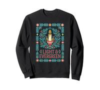 Light & Evergreen Decor Bougie Ambiance Vacances Cheer Sweatshirt
