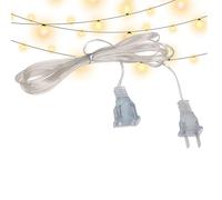 Light Extension Thin Cord - Power Cable Extension Lights | Clear Cablle Extensions Corrd | 10 Ft Invisible 2 Prong Power Cable | 220V Thin Light Fixtures Cords | Electric Cord Extender for Tree