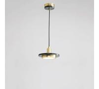 Light Flying Saucer Hardwaremodern Bedside Stchandeliers7.87In Single Head Ledhanginglamp Dining Room Sample Room Decorlighting Fixture/Green