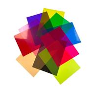 Light Gels Sheets | Handmade Creative Translucent Paper | Colored Film to Cover Lights Light Filters, 10 Heat Insulation for Glass