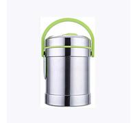Light Green Insulated Lunch Box - Food Grade Stainless Steel Insulated Three-Layer Lunch Box