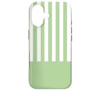 Light Green Stripes Color Block Vertical Lines Striped Coque pour iPhone 17