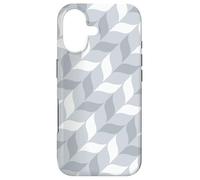 Light Grey White Wave Ribbon Curve Natural Timeless Pattern Coque pour iPhone 17