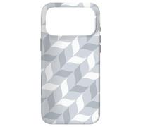 Light Grey White Wave Ribbon Curve Natural Timeless Pattern Coque pour iPhone 17 Pro Max