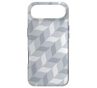 Light Grey White Wave Ribbon Curve Natural Timeless Pattern Coque pour iPhone Air
