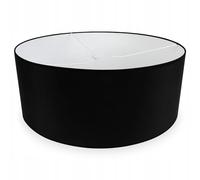 Light-Home Abat-jour Matero - Abat-jour moderne pour lampe de table de plafond - pour chambre à coucher, salon et cuisine - style loft moderne - tissu - pour E27 avec 1 point de lumière noir 50 cm