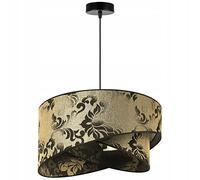 Light-Home Abat Jour Suspension Luminaire Lustre Industriel Milan - Moderne Abat Jour Plafond pour Chambre Salon et Cuisine - en Metal (Noir et Jaune)