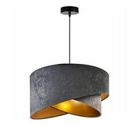 Light-Home Abat Jour Suspension Luminaire Lustre Industriel Milan - Moderne Abat Jour Plafond pour Chambre Salon et Cuisine - en Metal - Gris et Gris Clair