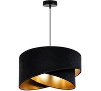 Light-Home Abat Jour Suspension Luminaire Lustre Industriel Milan - Moderne Abat Jour Plafond pour Chambre - en Metal - Noir