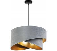 Light-Home Abat Jour Suspension Luminaire Lustre Industriel Milan - Moderne Abat Jour Plafond pour Chambre - en Metal - Gris