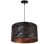 Light-Home Abat Jour Suspension Luminaire Lustre Industriel Werona - Classique Abat Jour Plafond pour Chambre Salon et Cuisine - en Metal - Marbre - 23 x 40 cm