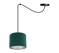 Light-Home Milan Spider Abat Jour Suspension Luminaire Lustre Araignée - Moderne Abat Jour Plafond - Matériel - À 1 Lumières - Vert et Argent