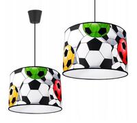 Light-Home - SOCCER - Abat Jour Suspension Luminaire Lustre - E27 - Classique 1-Lumières - Jaune, Rouge et Vert