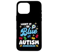 Light It Up Blue Autism Awareness Shirt Men Women Kids Coque pour iPhone 16 Pro Max