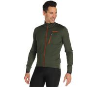 Castelli Go Gore-tex Infinium™ Windstopper® Jacket Vert 2XL Homme Military Green / Fiery Red