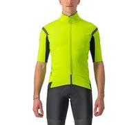 Castelli Gabba Ros 2 Gore-tex Infinium™ Windstopper® Jacket Vert L Homme Electric Lime / Dark Grey