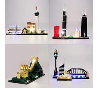 Light Kit For Architecture Skyline London /United States Capitol Compatible With 21026/21027/21028/21030/21032/21042