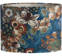 Light & Living - abat-jour - Bloom - bleu - textile - E27 - 3538512