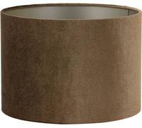 Light & Living - abat-jour - Lubis - marron - textile - Ø 30cm - E27 - 2230546