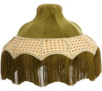 Light & Living - abat-jour - Mizia - vert - textile - Ø 35cm - E27 - 3906676