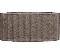 Light & Living - Abat-jour ovale Disli - Marron foncé - 58x24x27cm - Abat-jour en tissu pour E27