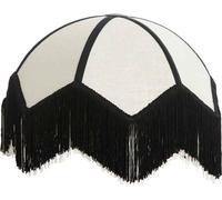 Light & Living - Abat-jour Sulina - Blanc - Ø35cm - Abat-jour en tissu pour E27