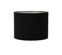 Light & Living - abat-jour - velours - noir - textile - Ø 40cm - E27 - 2240322
