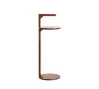 Light & Living Delmino Table d'appoint ronde en bois pour salon et chambre à coucher Marron Ø 26 x 77 cm