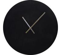 Light & Living - Horloge Licola - Noir antique - Ø74 cm