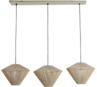 Light & Living - Lampe à suspendre - Felida - beige - métal - grande lampe de table à manger - E27 - 2980743