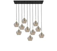 Light & Living Suspension Rakel - Bronze vieilli/fumé - 10 l - 124 x 35 x 60 cm
