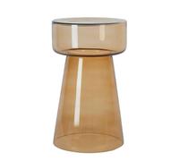 Light & Living Table d'appoint Dakwa - Jaune - Ø30cm - Rond - Verre - Table basse d'appoint pour Salon - Chambre et Canapé